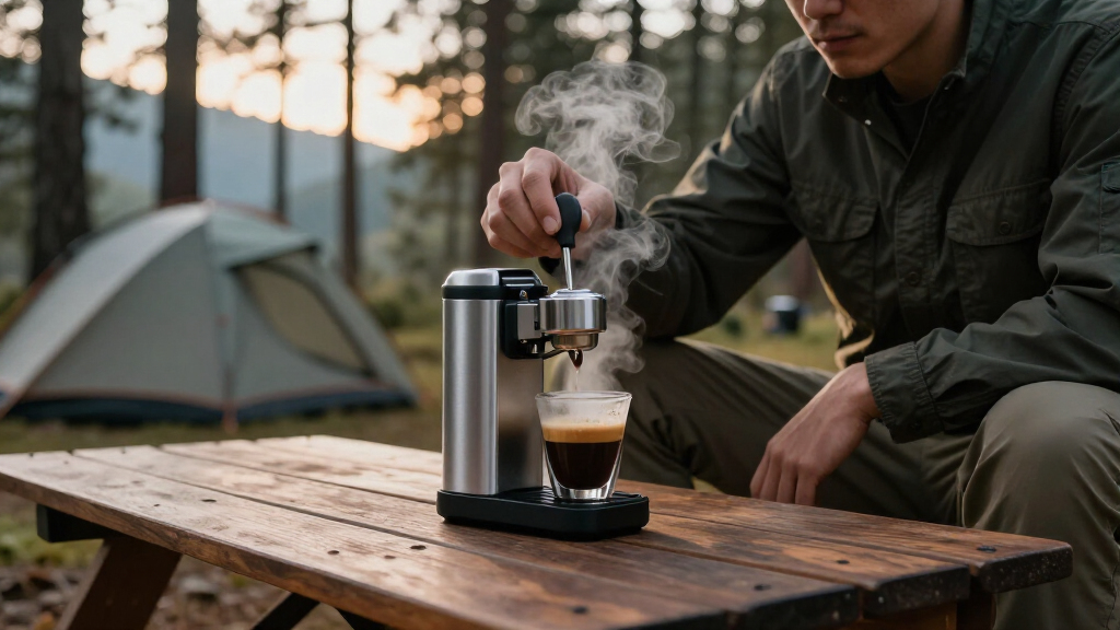 best portable espresso machine for long-distance road trips