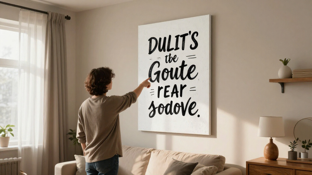 motivational quote wall art