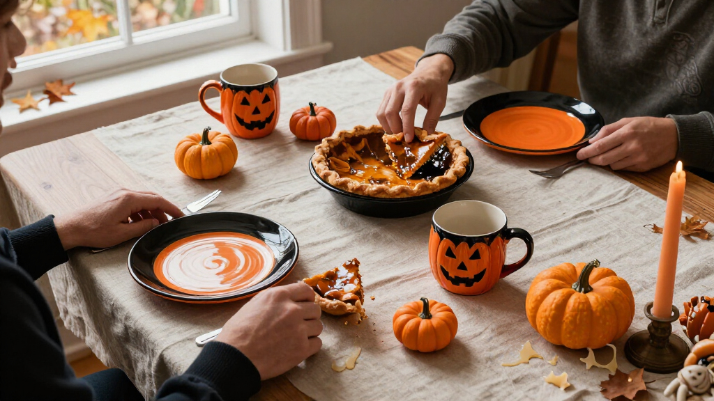Halloween ceramic tableware sets