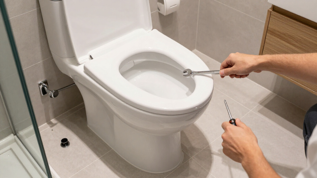 toilet for airbnb