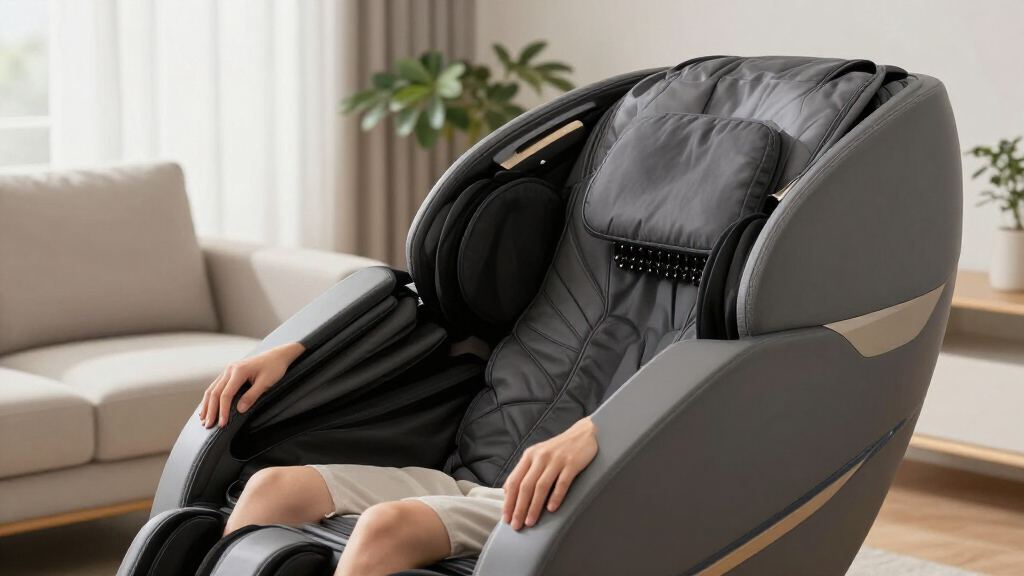 massage chair with heated rollers