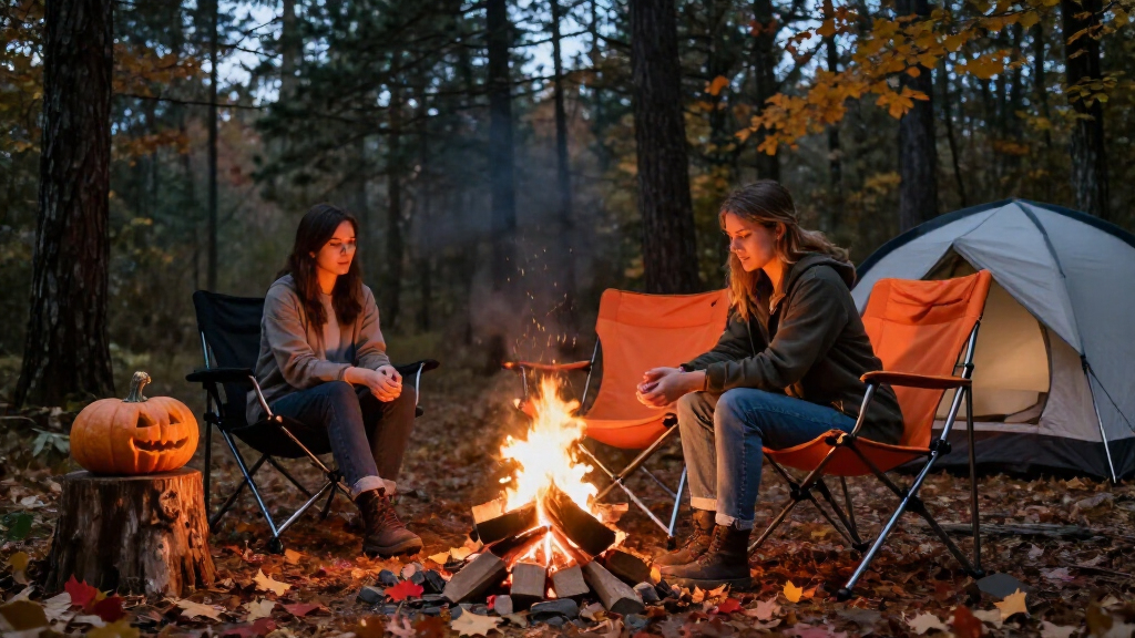 halloween camping chairs