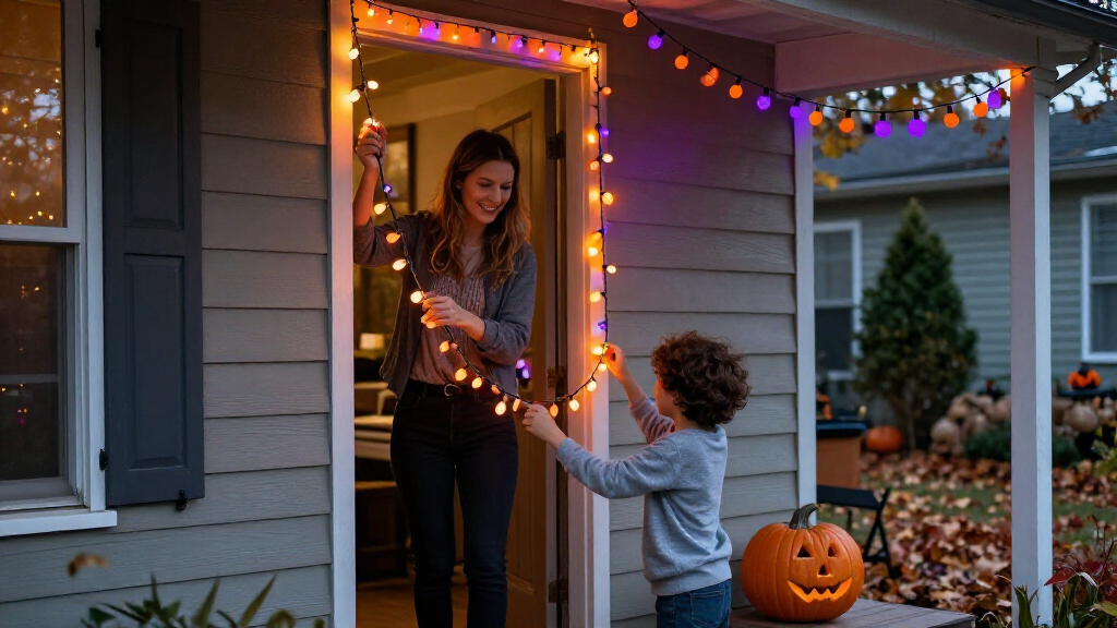 Halloween string lights