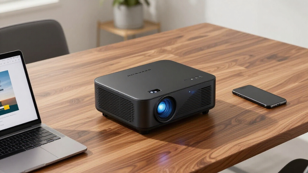 Laser projector for conference room