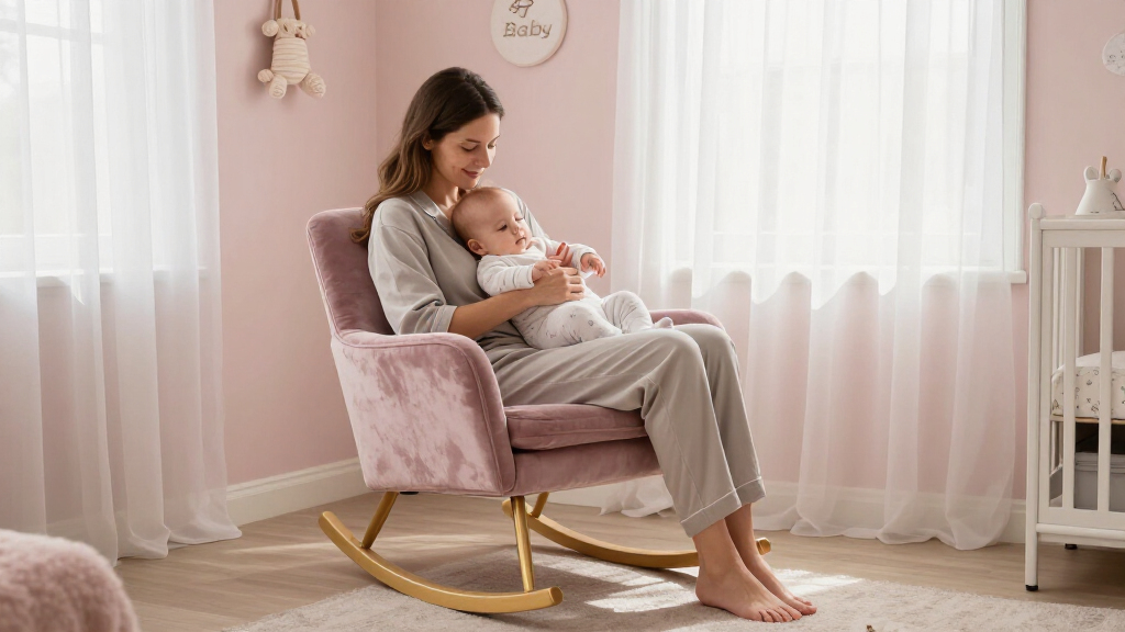 luxury nursery rocking chairs
