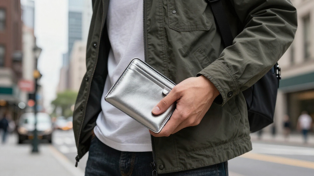 aluminum slim wallets for travel
