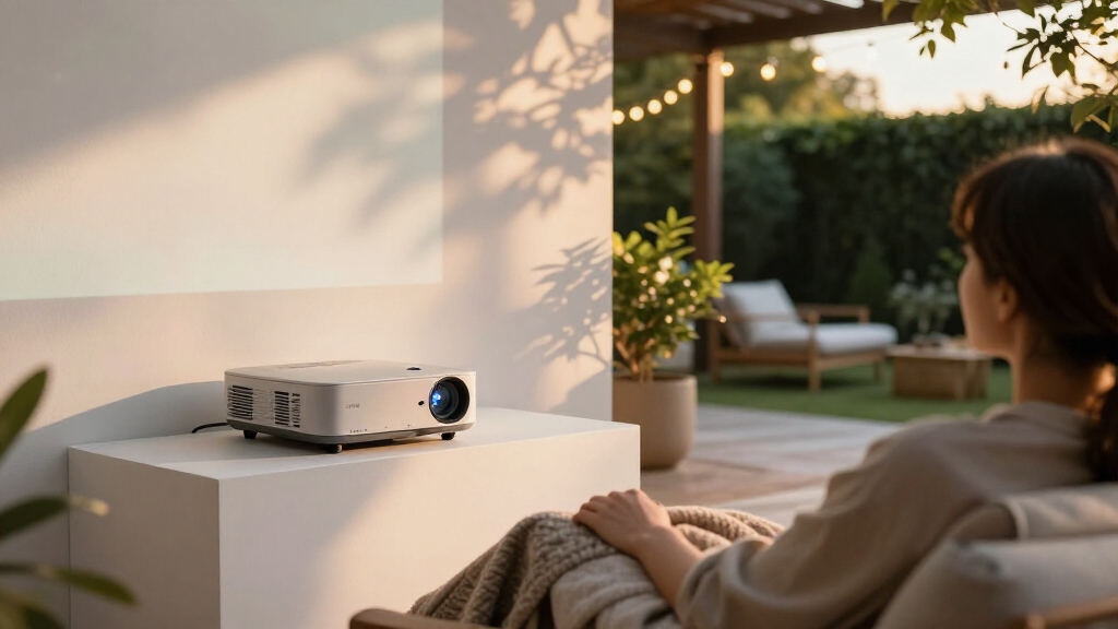 projector with auto focus for movie nights