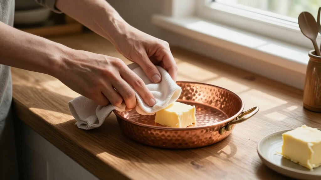 hammered copper butter dish