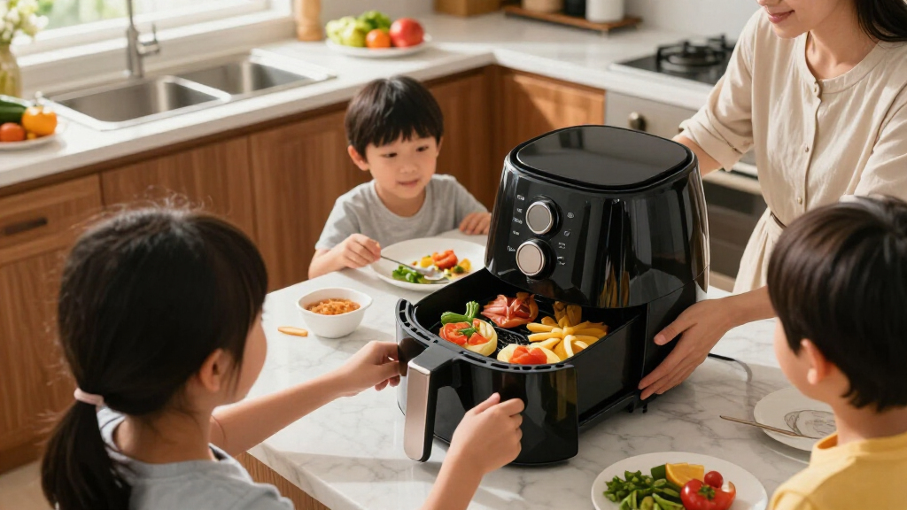 dual basket air fryer for family of 4
