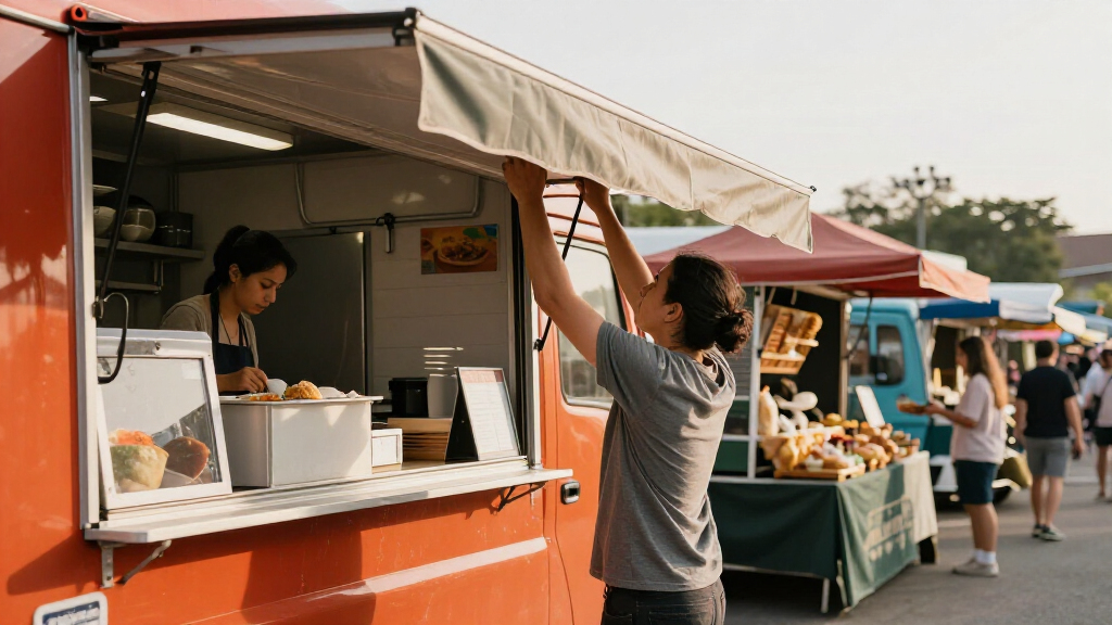 best sidewall canopies for food truck operations