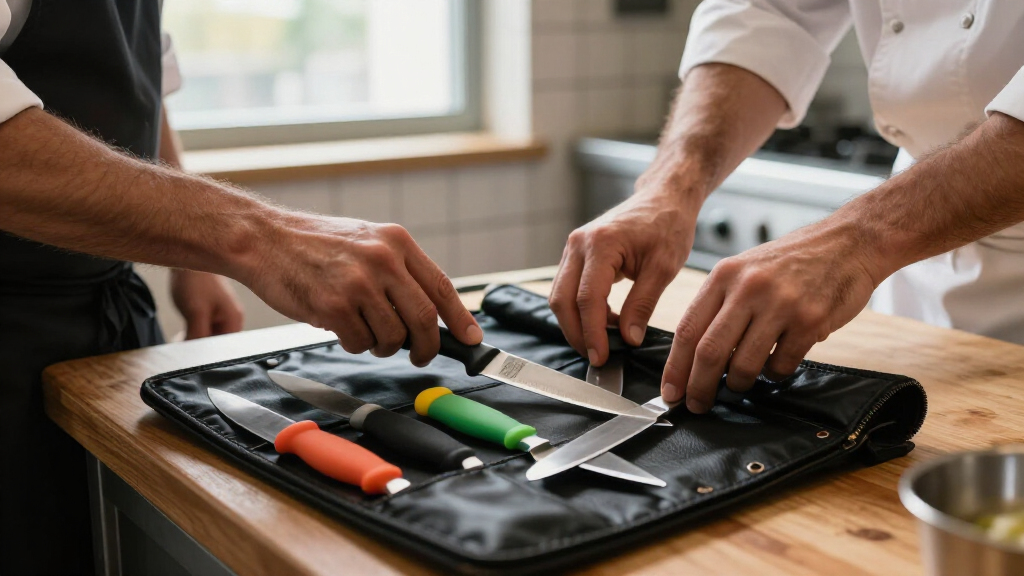 chef knife roll bag under 200