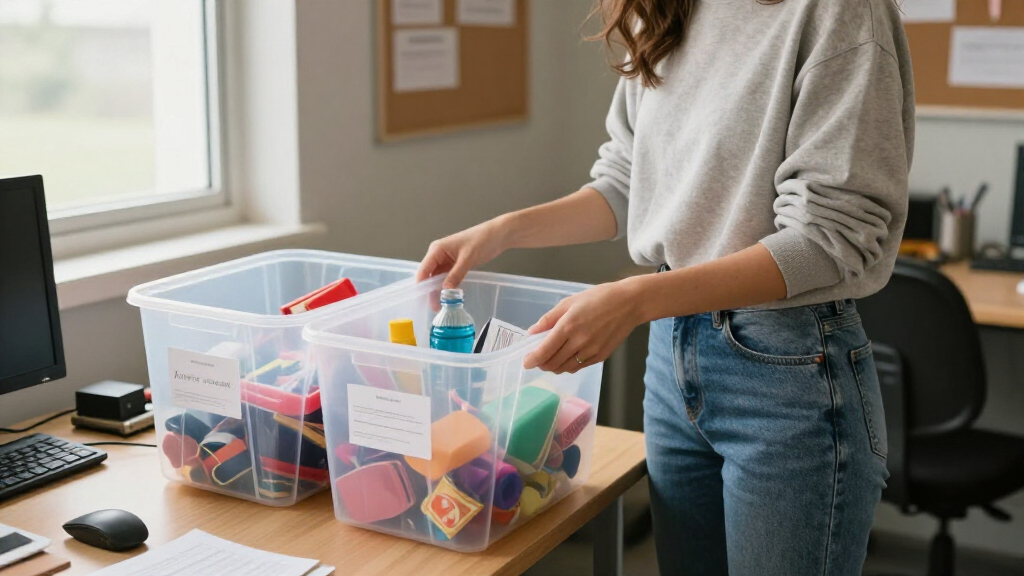student organization bins