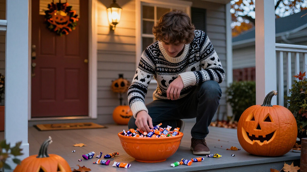 Halloween candy bowls