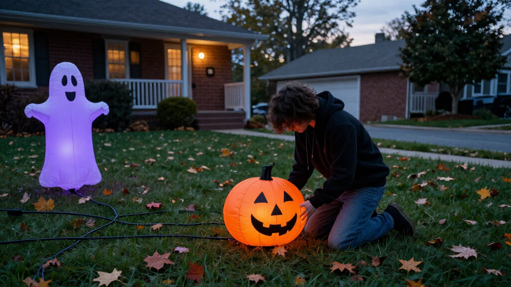halloween outdoor inflatables