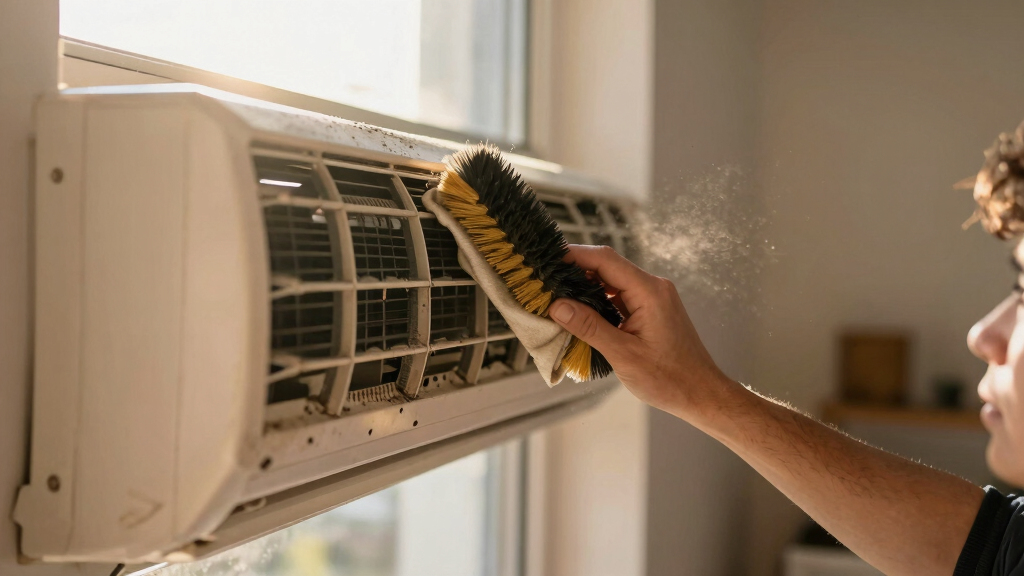 cleaner for window air conditioner