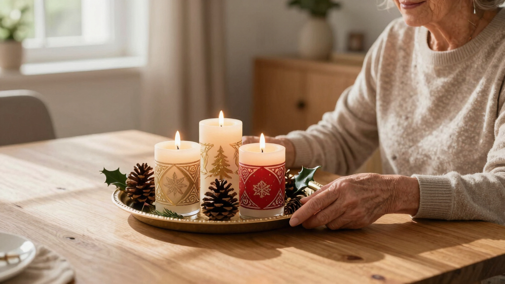 holiday candle set