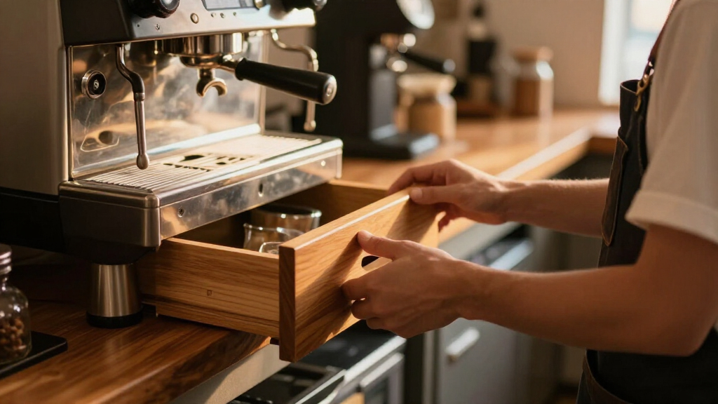 best knock drawer for espresso bar
