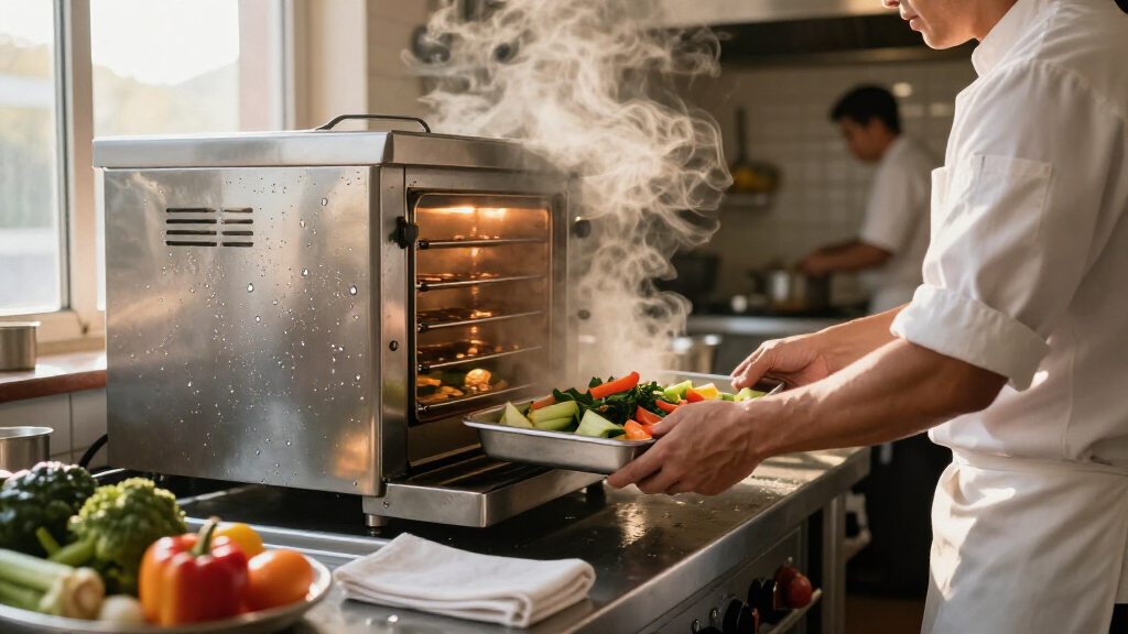 commercial convection steamer