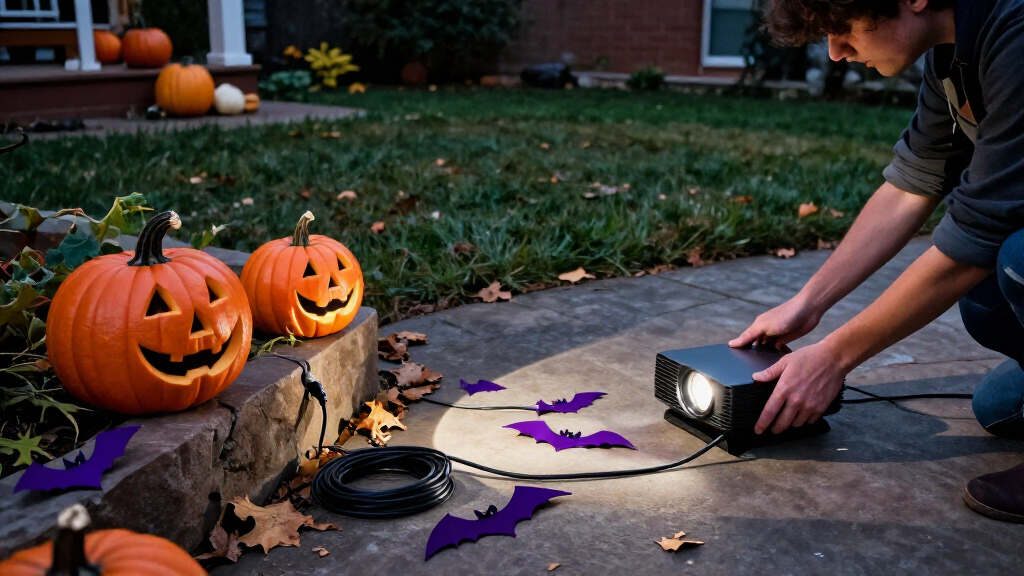 Halloween projector lights