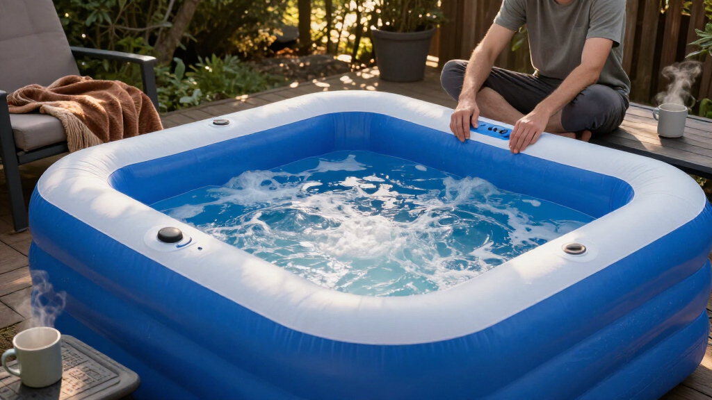 best inflatable hot tub for year round use