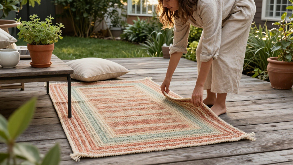 best sustainable outdoor rugs