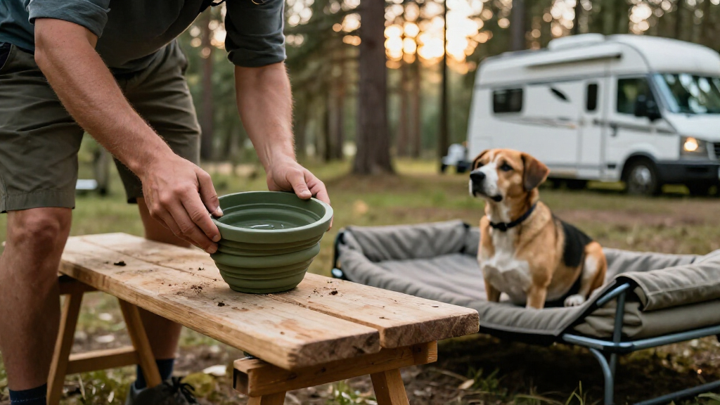 best travel pet bowls and beds