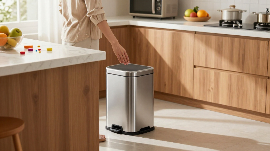 rated motion sensor kitchen trash cans