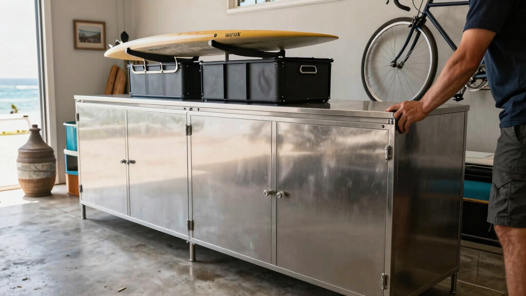 garage cabinets for coastal climate