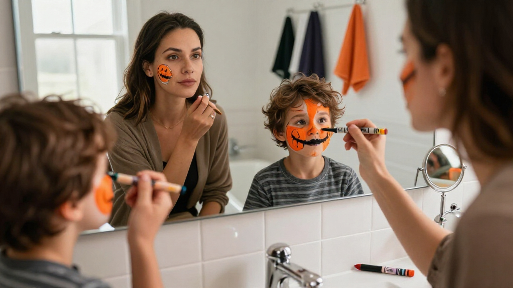 Halloween face paint crayons