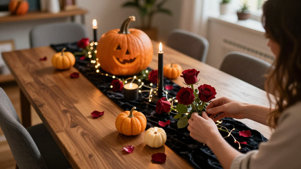 romantic Halloween party decorations