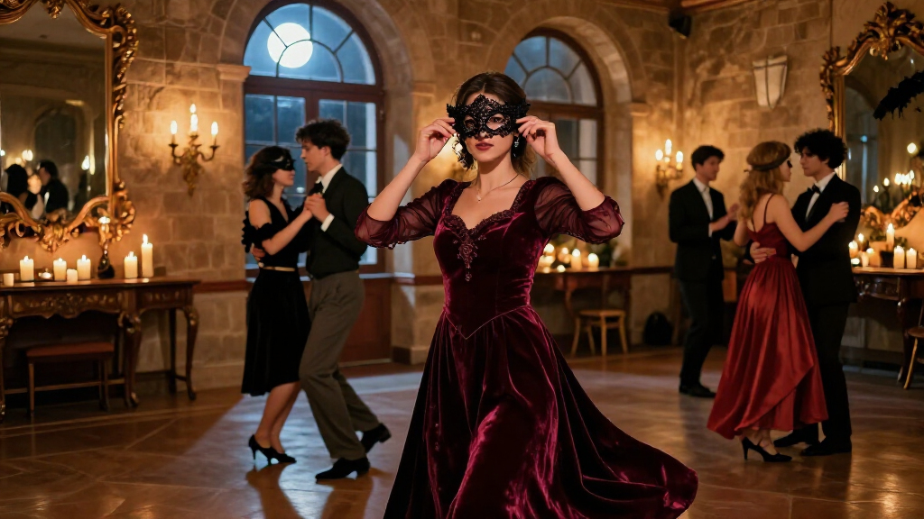 Halloween masquerade dresses