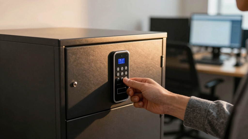best locked charging cabinet for business laptops