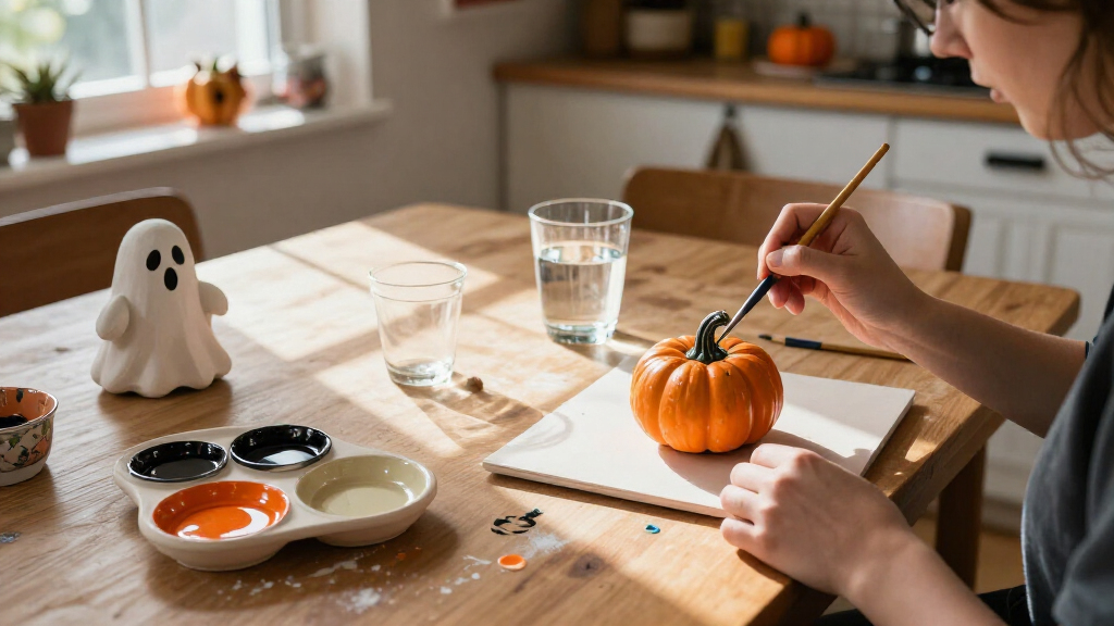 Halloween pottery painting kits