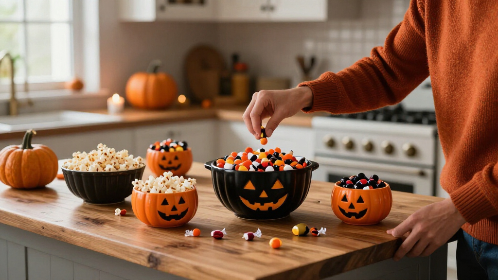 Halloween themed serving bowls