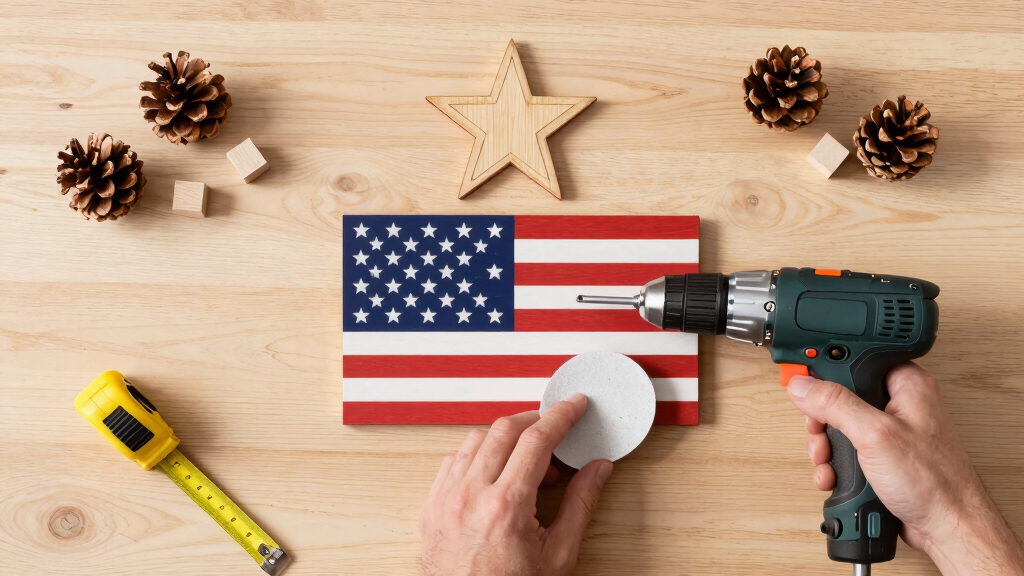 patriotic woodworking project kits