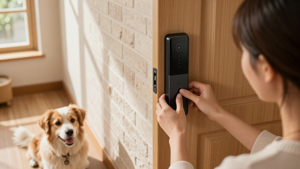 smart door lock for dog walkers and pet sitters