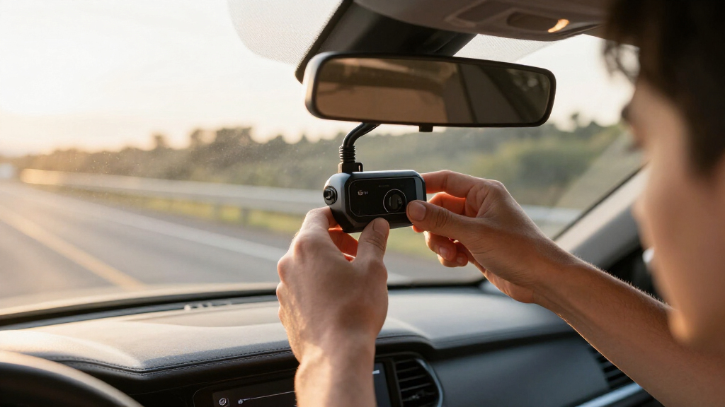 radar detector with clean install options