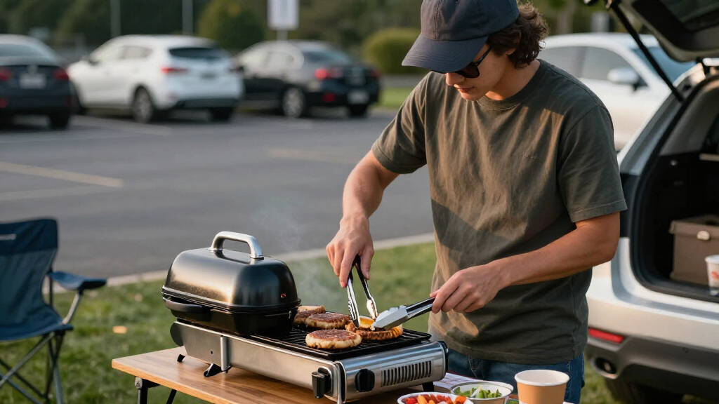 portable grill for tailgating