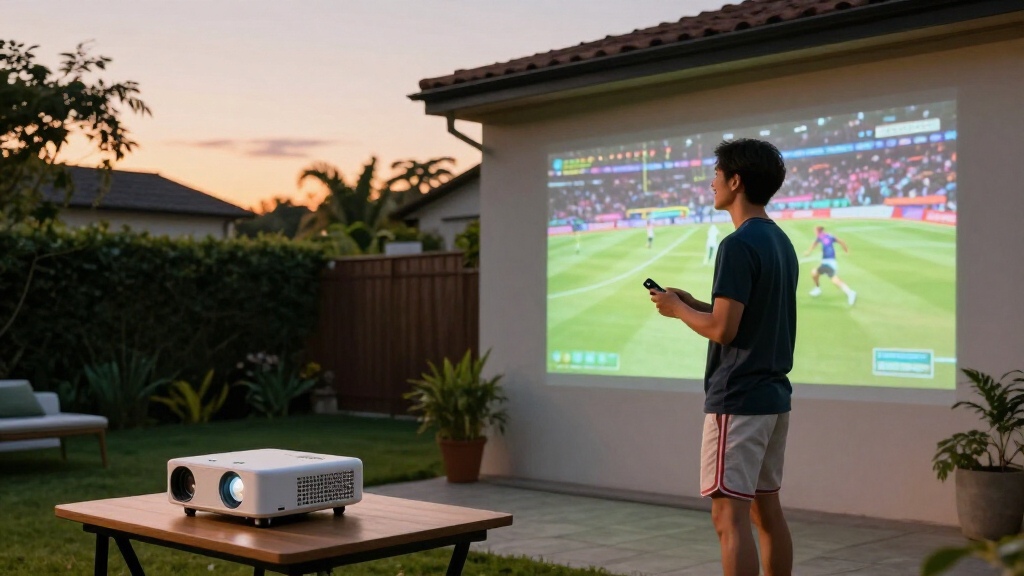 best smart projector for sports streaming