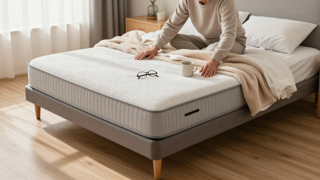 pressure relief mattress for adjustable bed base