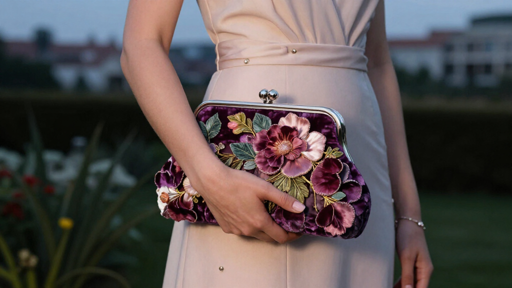 floral evening clutches