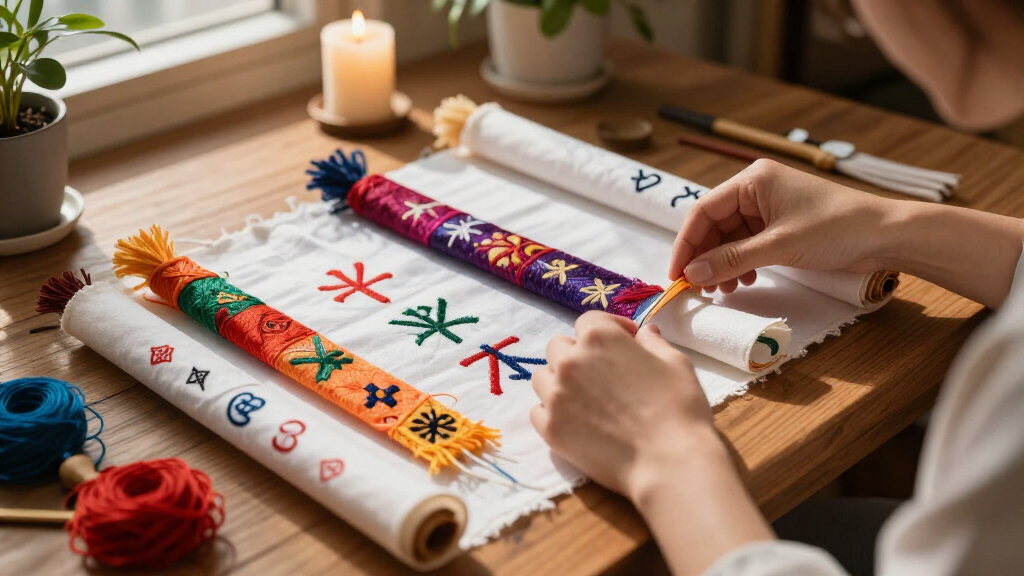 new year wish scrolls