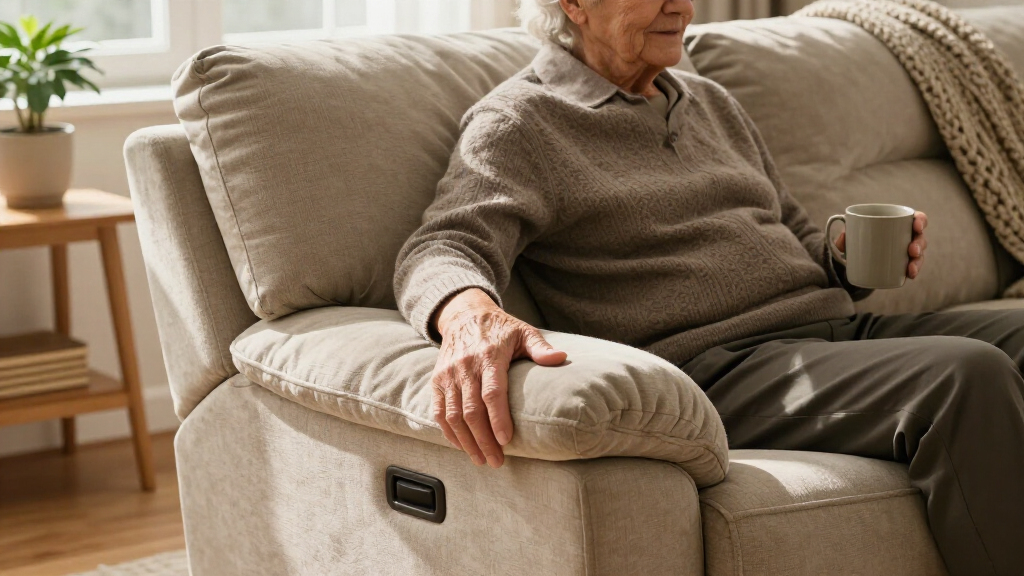 reclining sofa for elderly