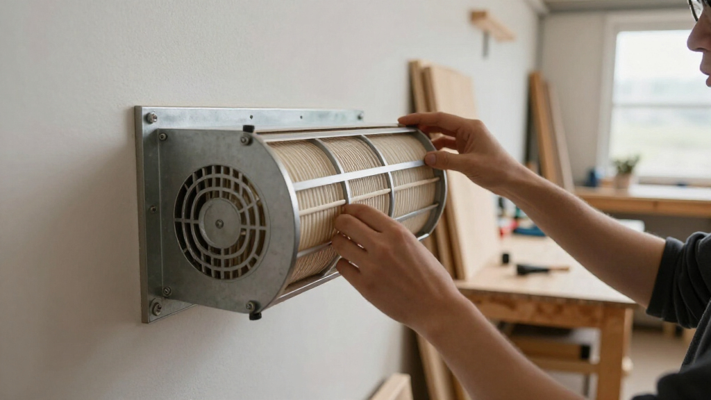 air filtration system for woodworking shop