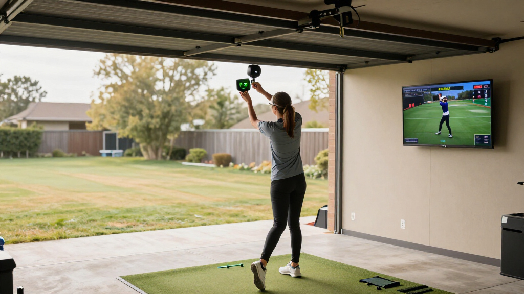 top rated launch monitor for garage golf simulator