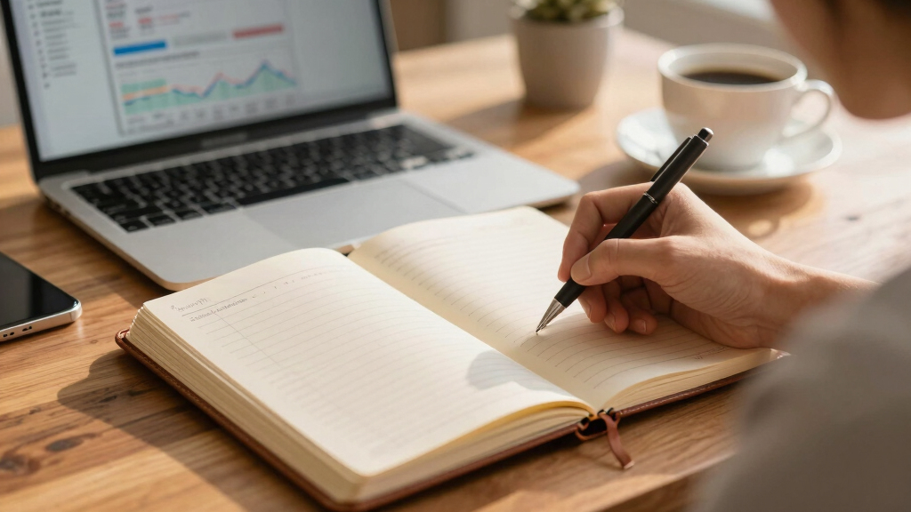 investment tracking notebooks