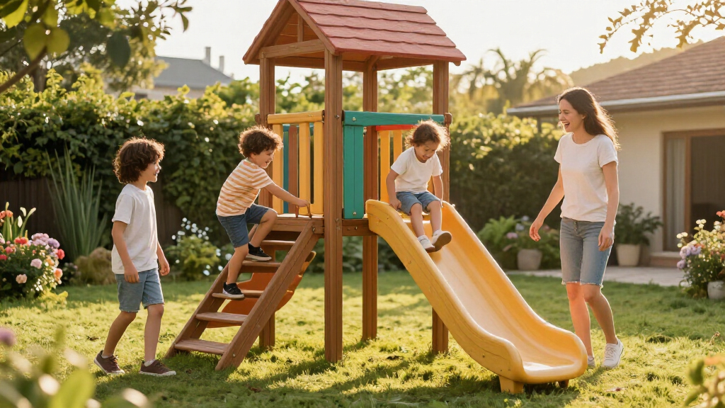 family-friendly outdoor playsets
