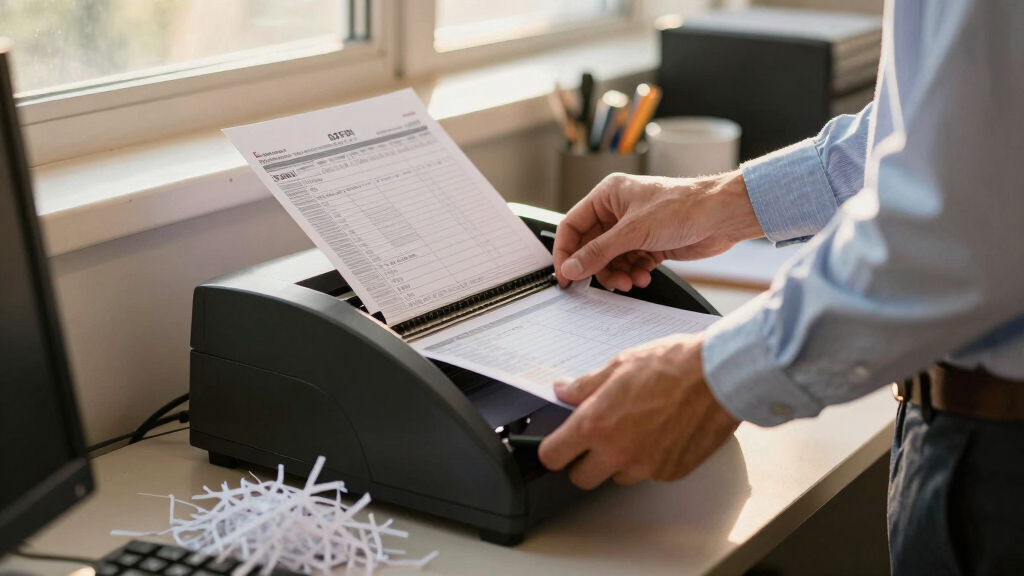 best micro-cut shredder for tax records
