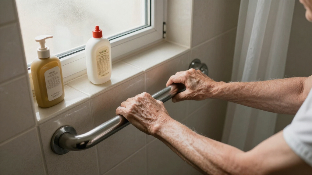 shower grab bars for seniors