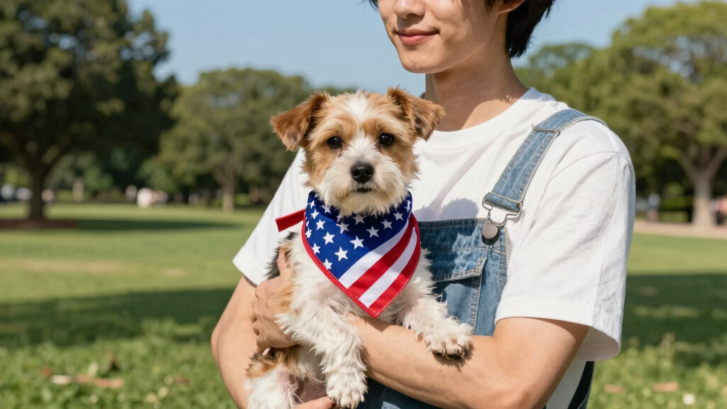 patriotic dog bandanas